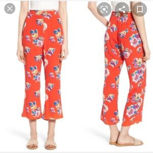 Anthropologie Pants - NWOT BP multicolor floral casual pants sz XL